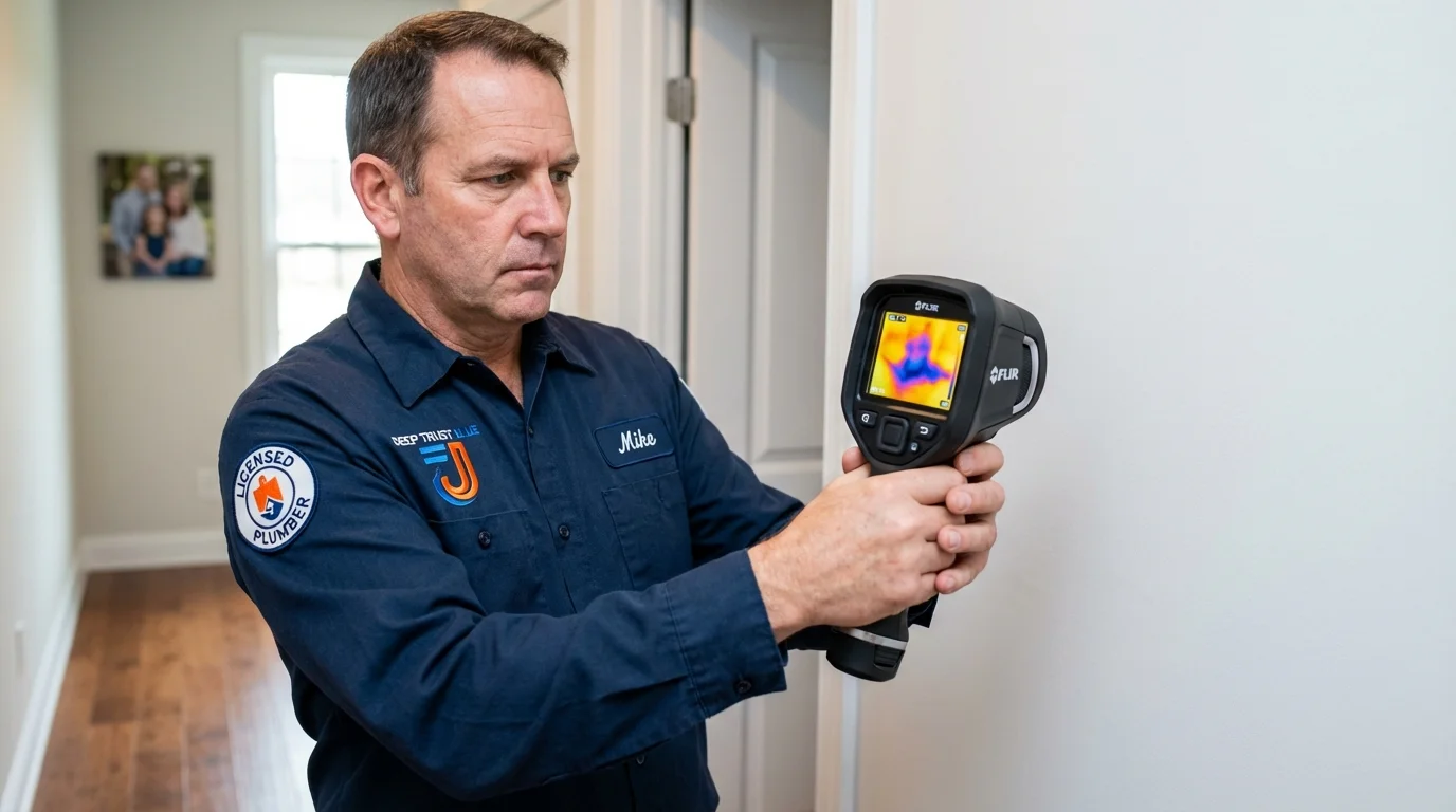 Thermal imaging leak detection by Johns Plumbing LLC in Galena